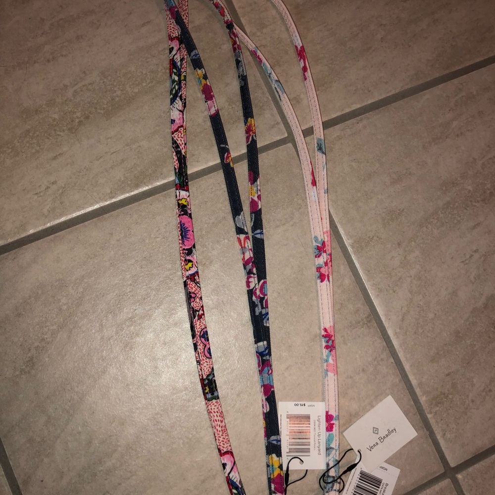 3 Vera Bradley Lanyards